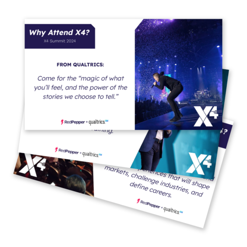 Qualtrics X4 Summit 2024 Red Pepper Software